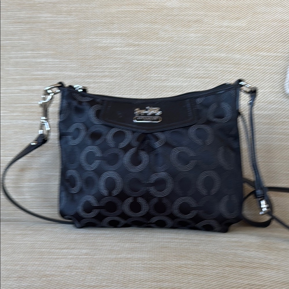 Coach Black Signature Crossbody Bag